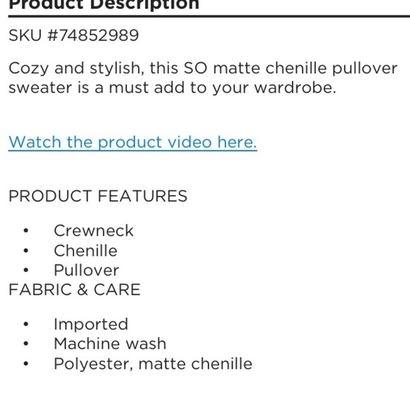 So Matte Chenill pullover sweater XXL mai mauve - Picture 10 of 12